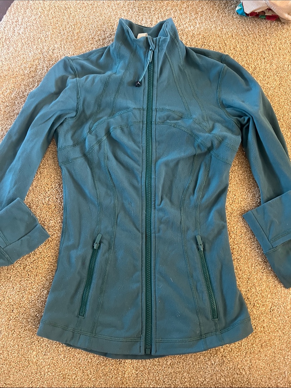 lululemon athletica Teal Full-Zip Utility Jacket